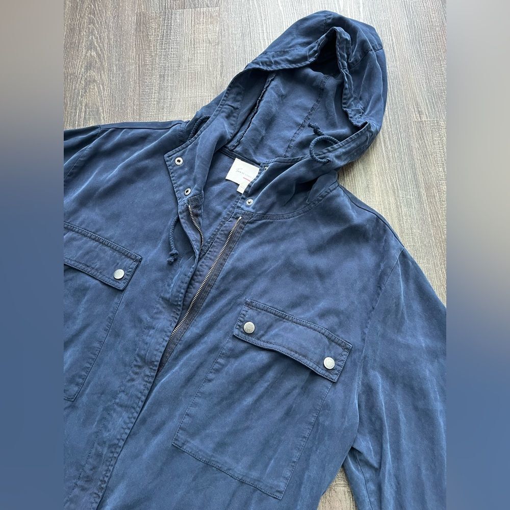 Two by Vince Camuto Relaxed Hooded Jacket Size Large